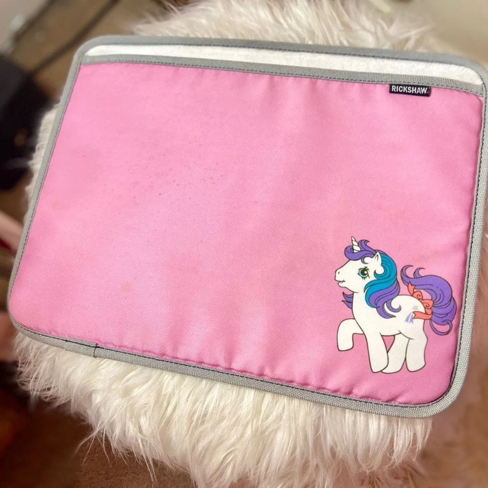 Vintage My Little Pony MacBook Air Apple Computer Softshell Case Sleeve 10 inch